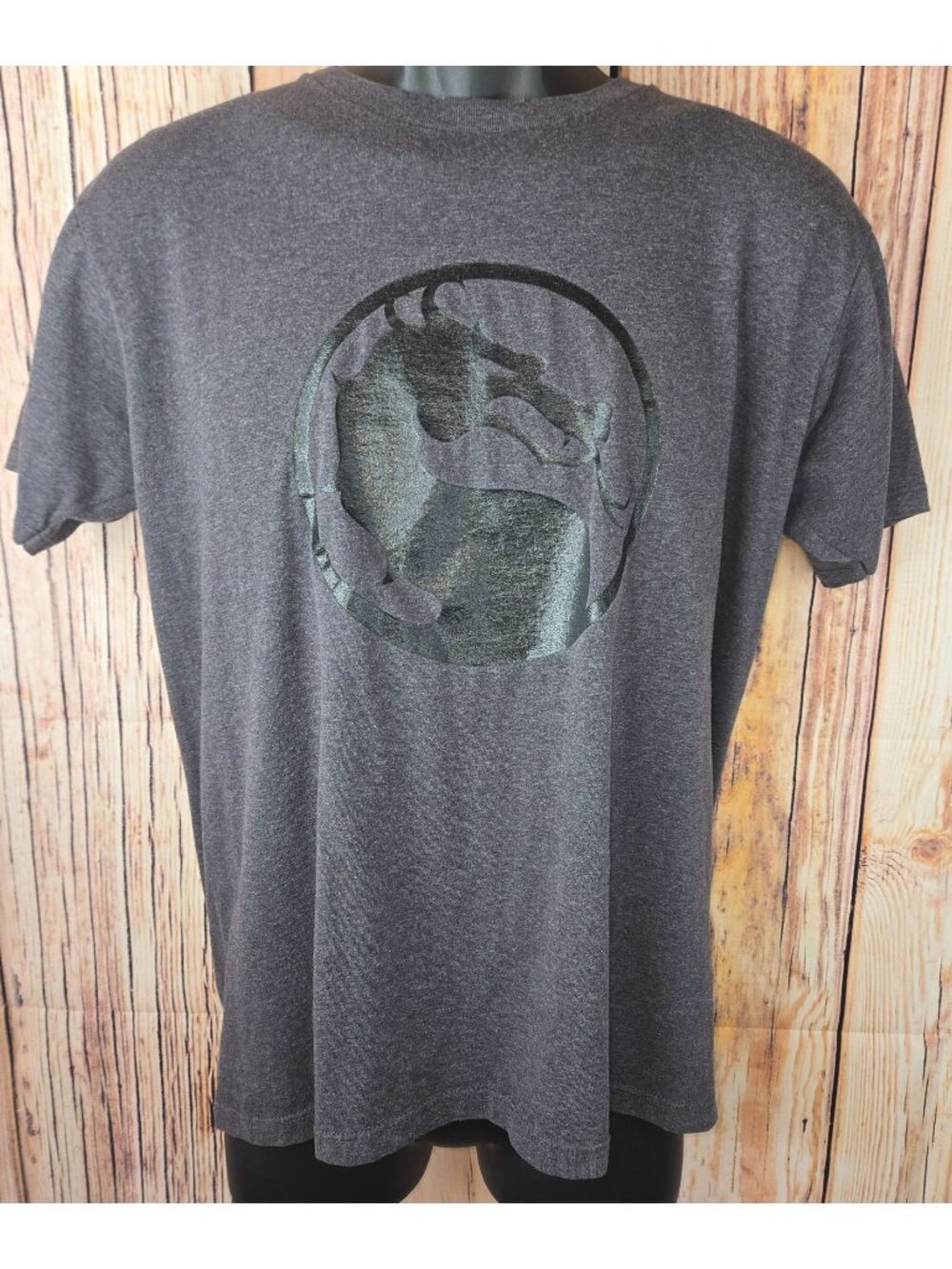 Mortal Kombat Gray Graphic T-Shirt Size Medium